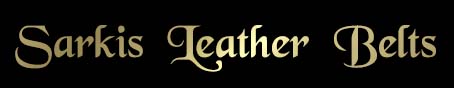 Sarkis Leather Belts
